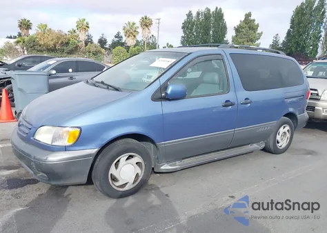 2001 Toyota Sienna Xle from USA, damaged, VIN 4T3ZF13C41U373962